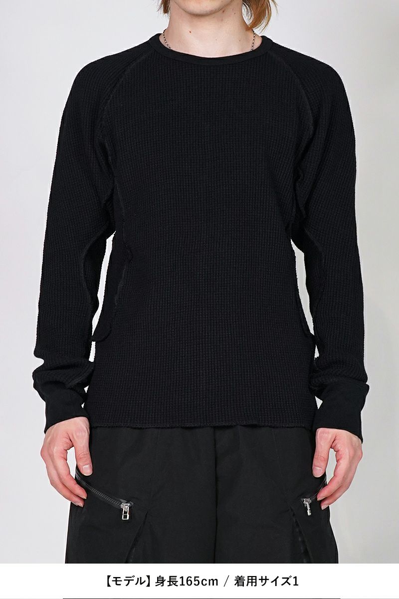 NVRFRGT(ネバーフォーゲット)WAFFLE THERMAL LONG SLEEVE T-SHIRT ワッフルサーマル長袖Tシャツ NF251T10 -12