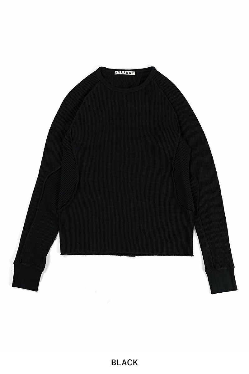 NVRFRGT(ネバーフォーゲット)WAFFLE THERMAL LONG SLEEVE T-SHIRT ワッフルサーマル長袖Tシャツ NF251T10 -24