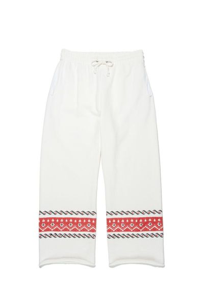 BOWWOW(バウワウ)CROSS PRINTED SWEATPANTS クロスプリントスウェットパンツ BW251-CPSP
