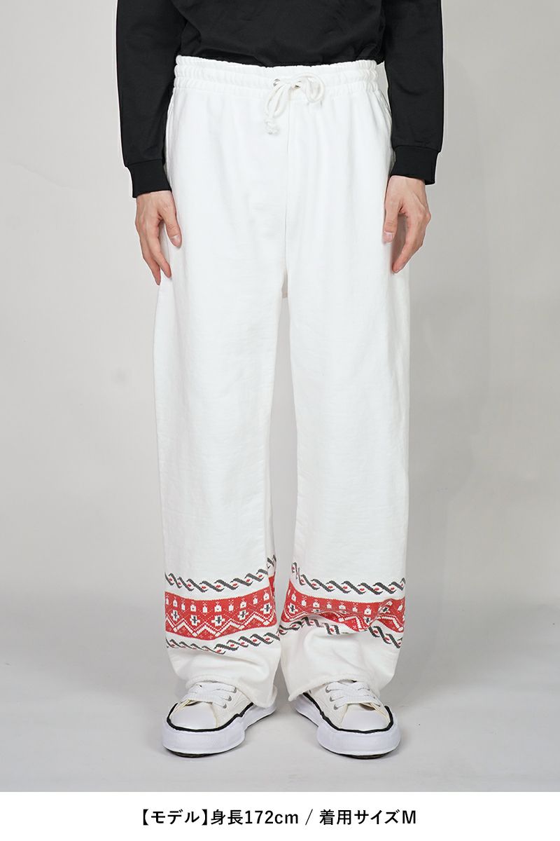 BOWWOW(バウワウ)CROSS PRINTED SWEATPANTS クロスプリントスウェットパンツ BW251-CPSP -7