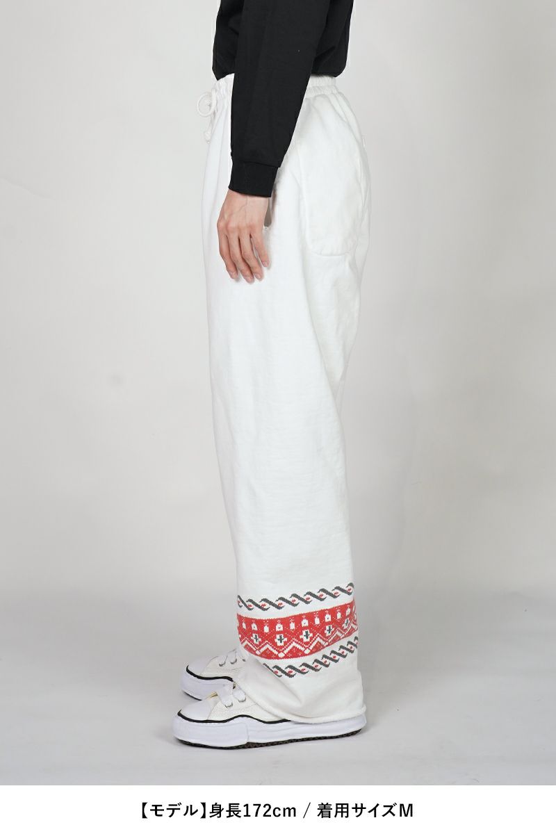 BOWWOW(バウワウ)CROSS PRINTED SWEATPANTS クロスプリントスウェットパンツ BW251-CPSP -8