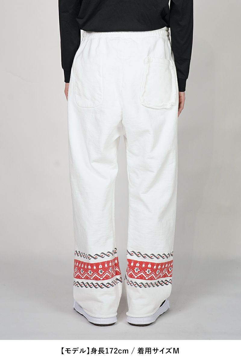 BOWWOW(バウワウ)CROSS PRINTED SWEATPANTS クロスプリントスウェットパンツ BW251-CPSP -9