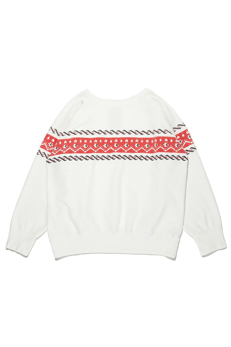 BOWWOW(バウワウ)CROSS PRINTED SWEATSHIRT クロスプリントスウェットシャツ BW251-CPSS