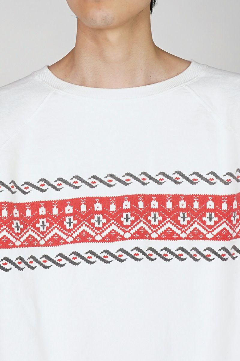 BOWWOW(バウワウ)CROSS PRINTED SWEATSHIRT クロスプリントスウェットシャツ BW251-CPSS -2