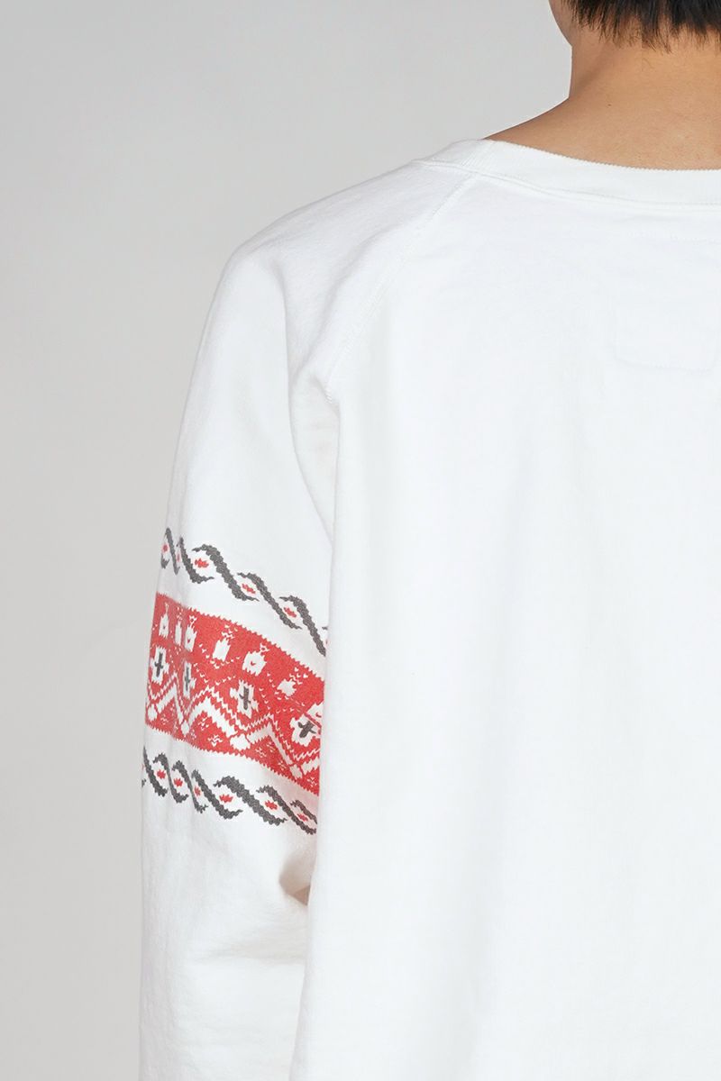 BOWWOW(バウワウ)CROSS PRINTED SWEATSHIRT クロスプリントスウェットシャツ BW251-CPSS -4