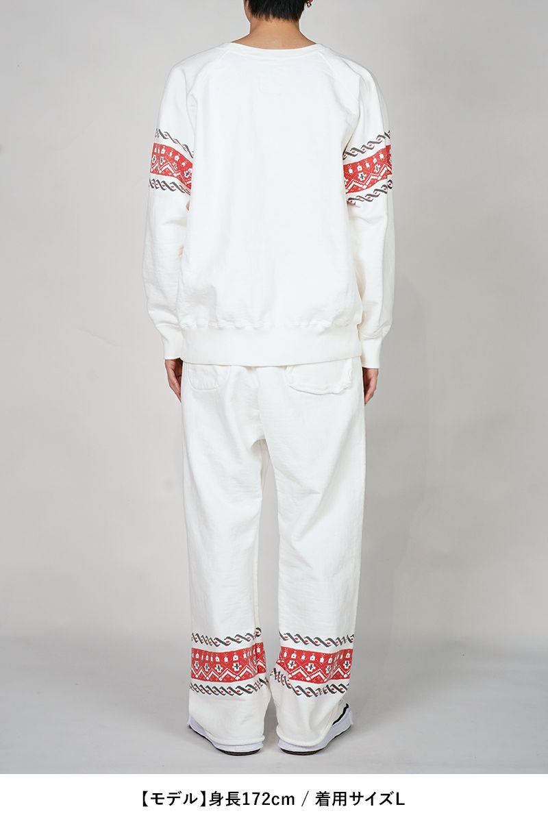 BOWWOW(バウワウ)CROSS PRINTED SWEATSHIRT クロスプリントスウェットシャツ BW251-CPSS -6