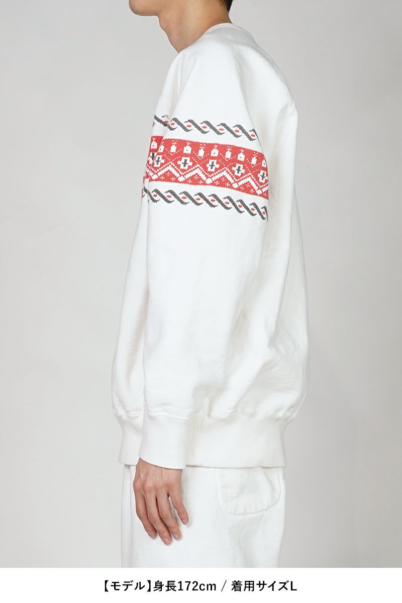 BOWWOW(バウワウ)CROSS PRINTED SWEATSHIRT クロスプリントスウェットシャツ BW251-CPSS -8