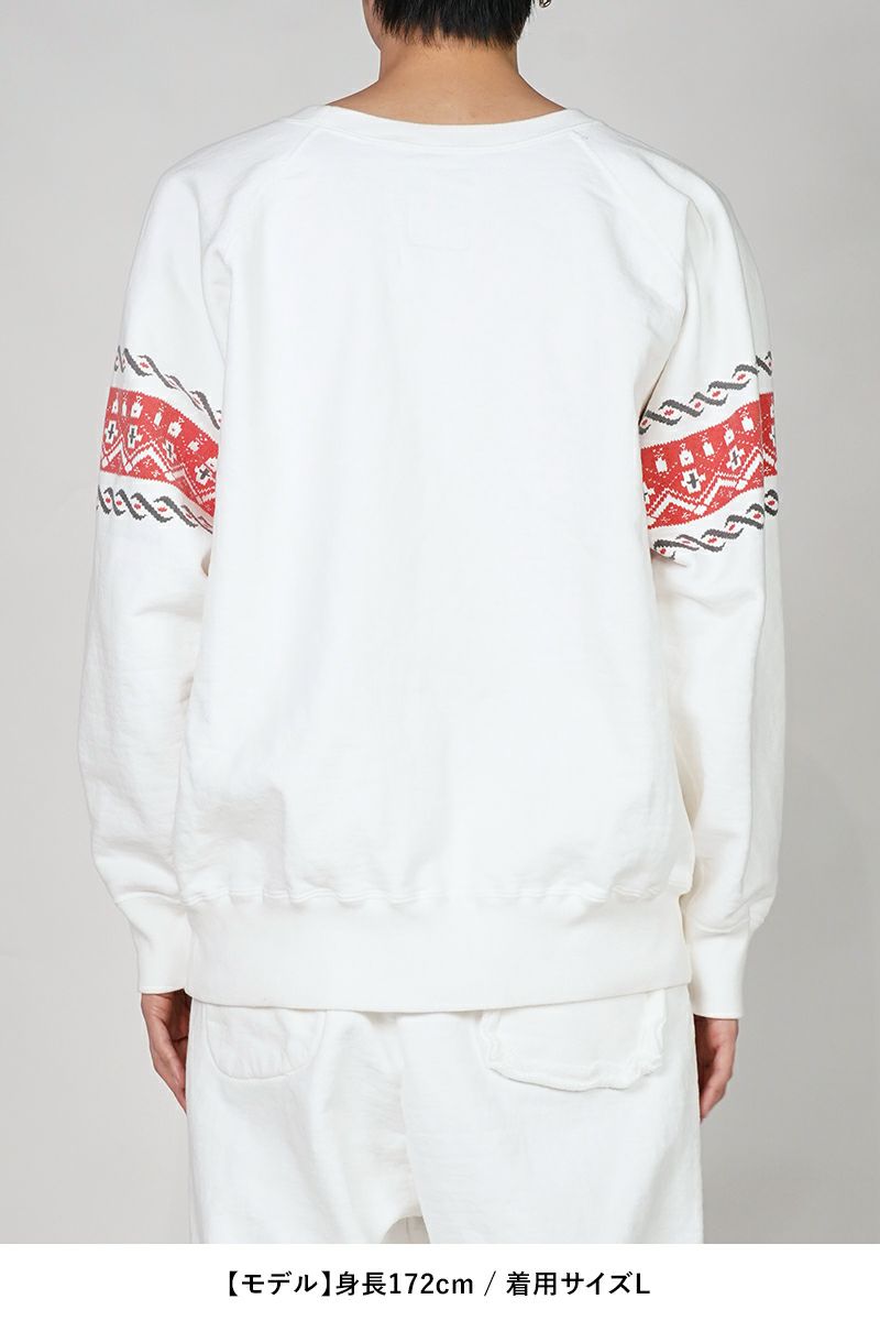 BOWWOW(バウワウ)CROSS PRINTED SWEATSHIRT クロスプリントスウェットシャツ BW251-CPSS -9