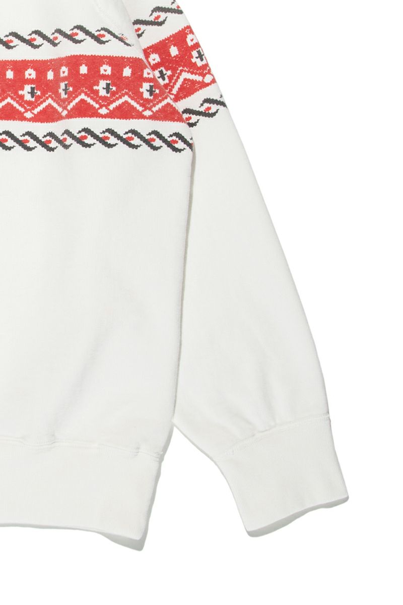 BOWWOW(バウワウ)CROSS PRINTED SWEATSHIRT クロスプリントスウェットシャツ BW251-CPSS -17