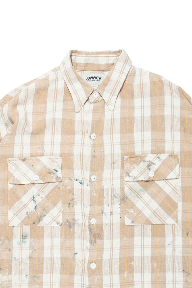 BOWWOW(バウワウ)PAINTED PAINTER FLANNEL SHIRT ペイントペインターフランネルシャツ BW251-PPFS -16