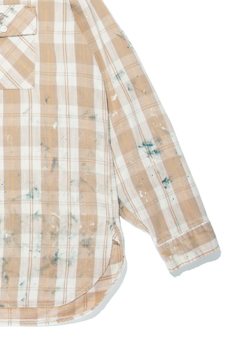 BOWWOW(バウワウ)PAINTED PAINTER FLANNEL SHIRT ペイントペインターフランネルシャツ BW251-PPFS -17