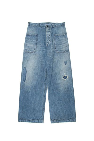 BOWWOW(バウワウ)USN M44 DUNGAREE TROUSERS,SIDE SEAMLESS M44ダンガリートラウザース サイドシームレス BW251-U4DTS