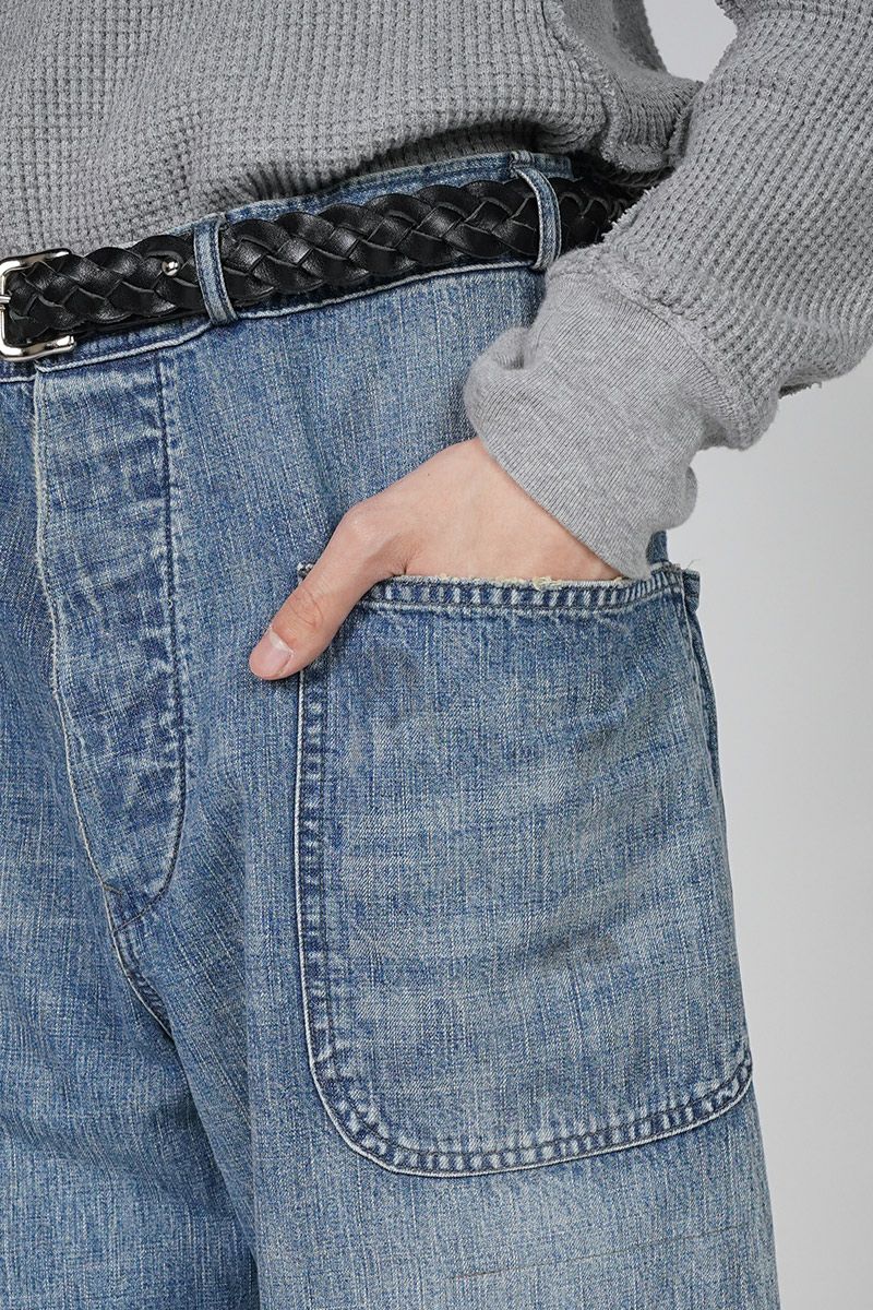 BOWWOW(バウワウ)USN M44 DUNGAREE TROUSERS,SIDE SEAMLESS M44ダンガリートラウザース サイドシームレス BW251-U4DTS -2