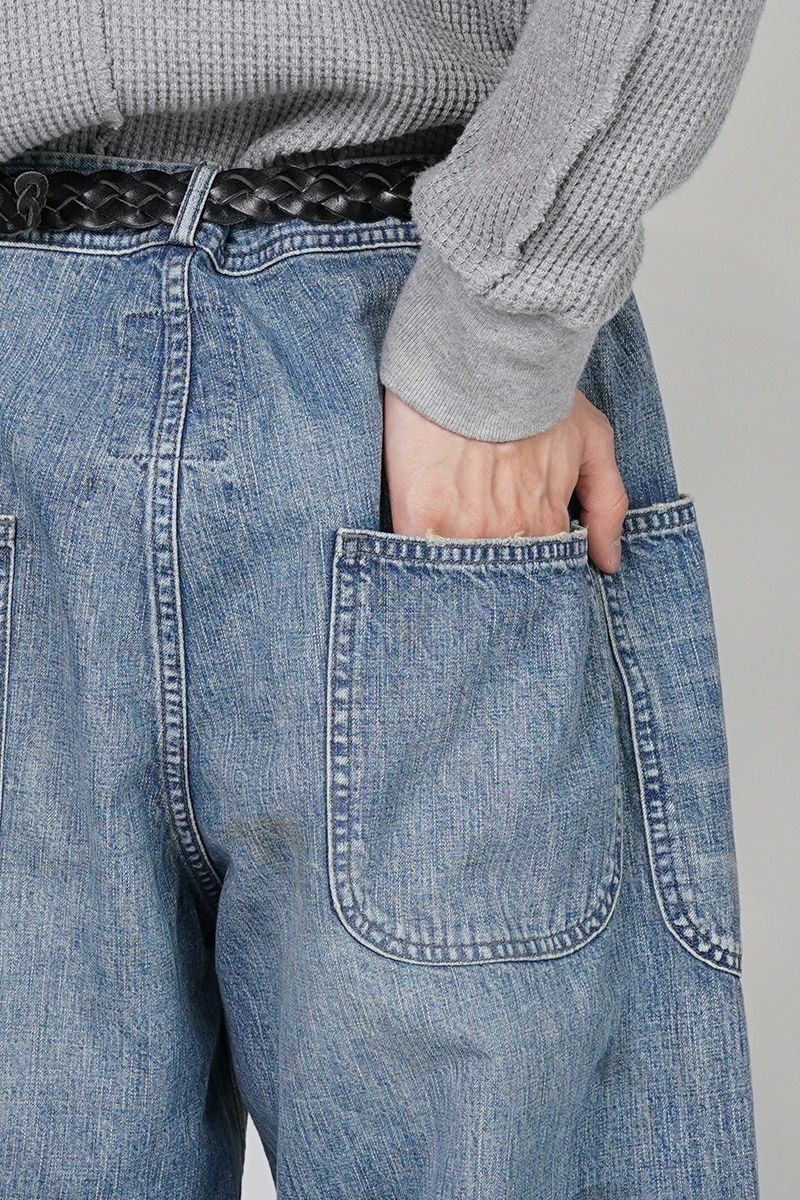 BOWWOW(バウワウ)USN M44 DUNGAREE TROUSERS,SIDE SEAMLESS M44ダンガリートラウザース サイドシームレス BW251-U4DTS -3