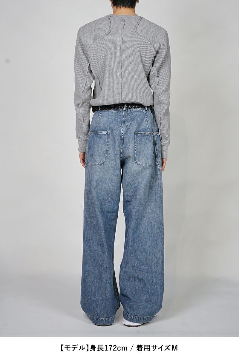 BOWWOW(バウワウ)USN M44 DUNGAREE TROUSERS,SIDE SEAMLESS M44ダンガリートラウザース サイドシームレス BW251-U4DTS -6