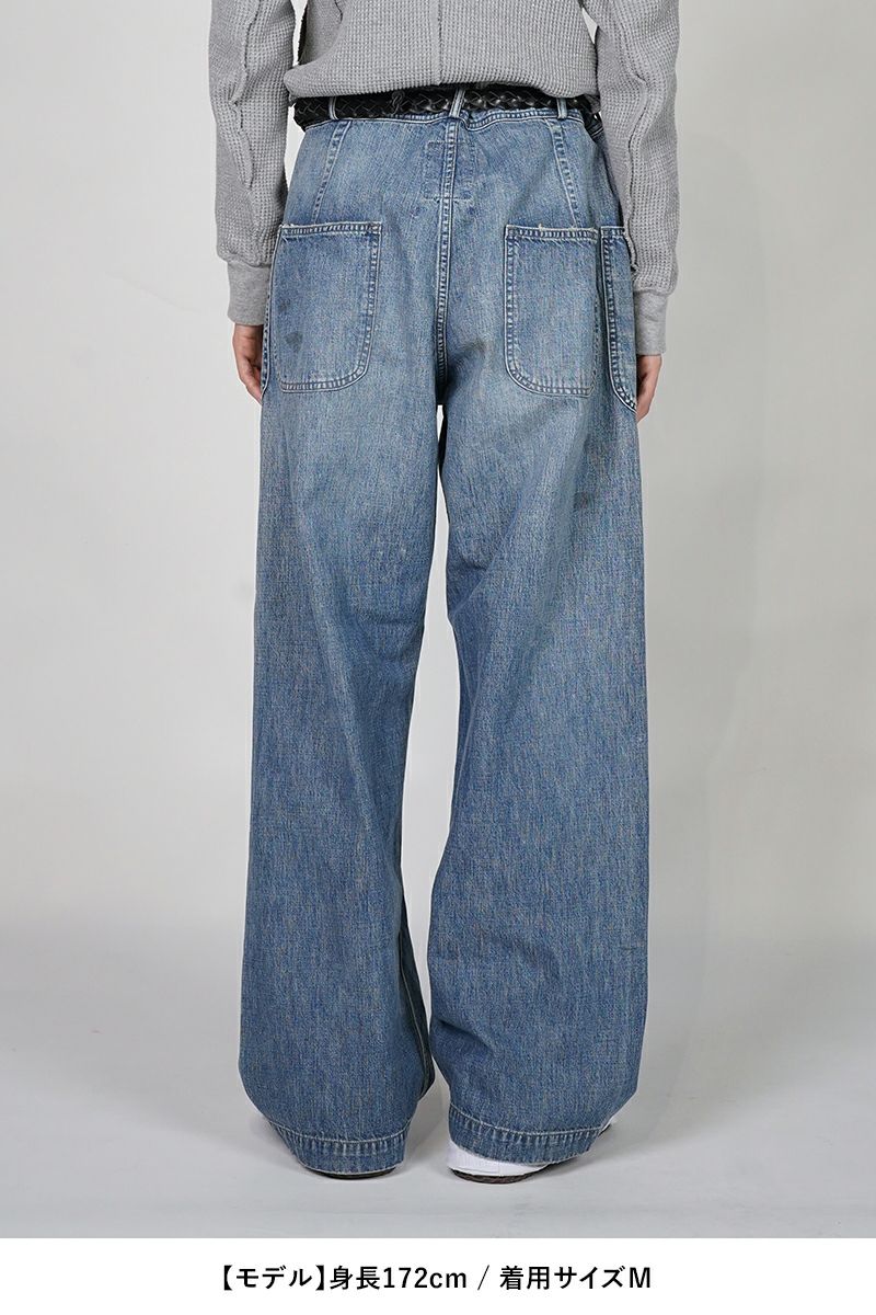 BOWWOW(バウワウ)USN M44 DUNGAREE TROUSERS,SIDE SEAMLESS M44ダンガリートラウザース サイドシームレス BW251-U4DTS -9