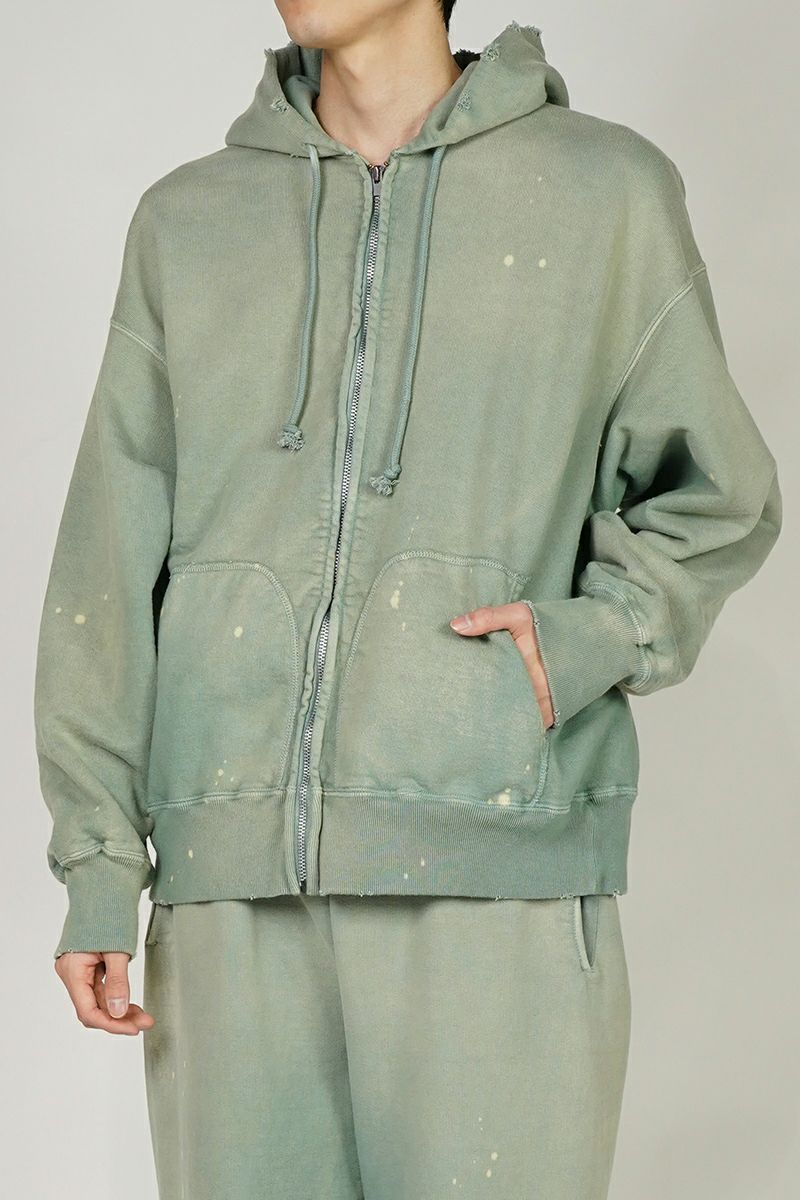 BOWWOW(バウワウ)ZIP HOODIE AGING ジップフーディー エイジング BW251-ZHA -1