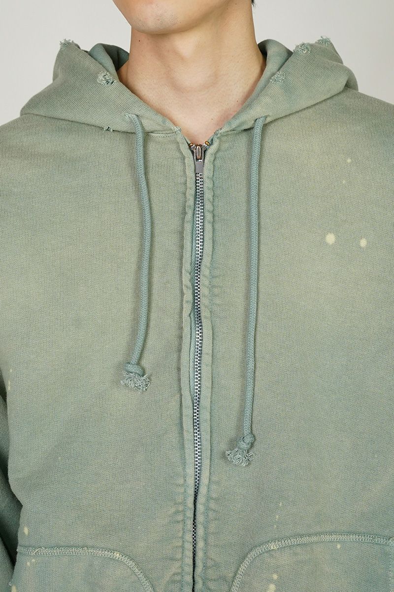 BOWWOW(バウワウ)ZIP HOODIE AGING ジップフーディー エイジング BW251-ZHA -3