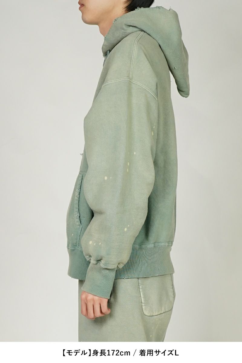 BOWWOW(バウワウ)ZIP HOODIE AGING ジップフーディー エイジング BW251-ZHA -11