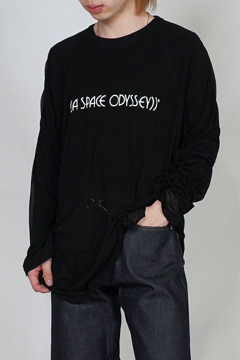 DAIRIKU 25ss skeleton シアーカットソー DAIRIKU(ダイリク) 25SSSkelton Tour Teeスケルトンツアー