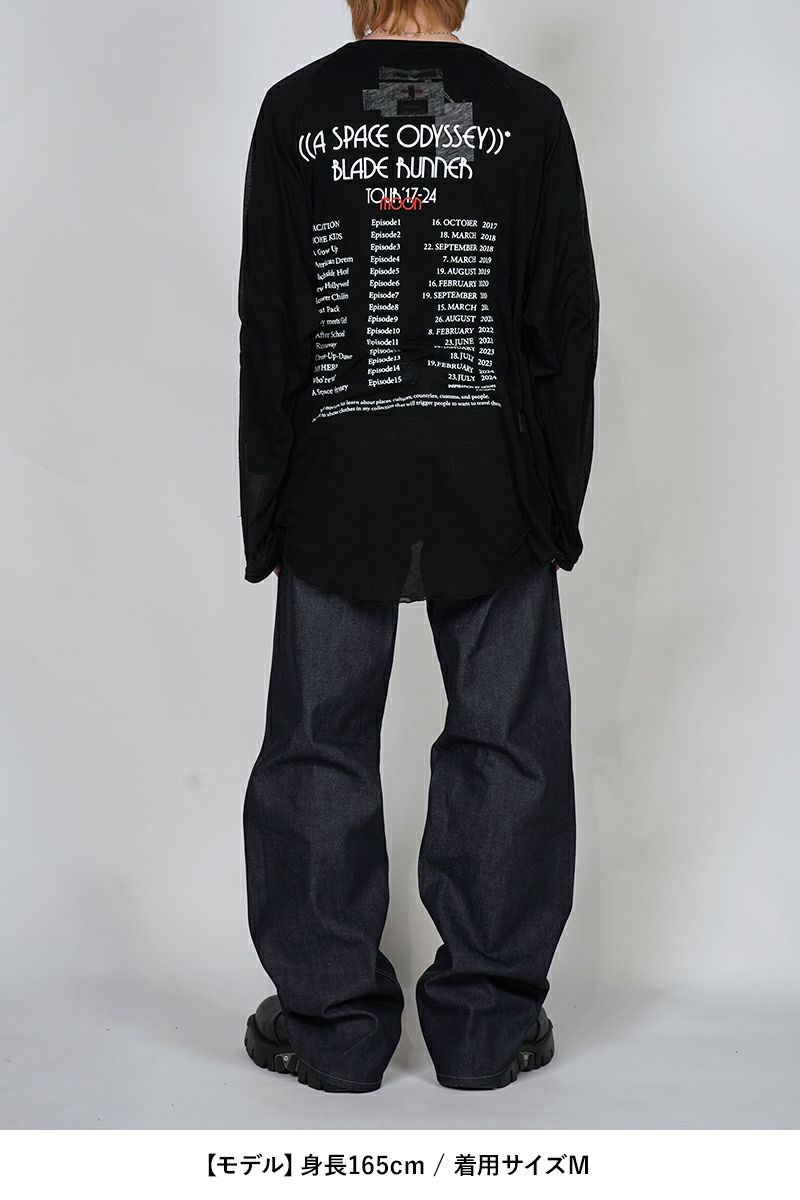 DAIRIKU(ダイリク)Skelton Tour Tee スケルトンツアーTシャツ 25SS CS6 -8