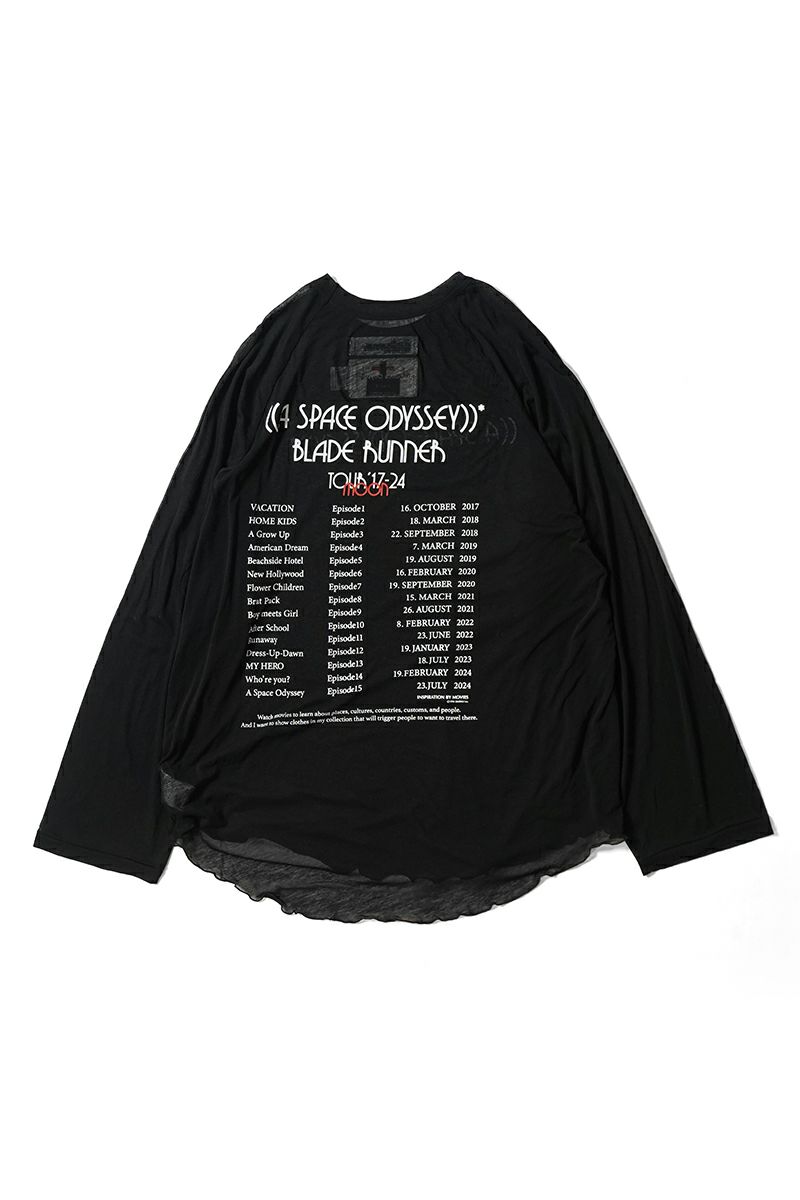 DAIRIKU(ダイリク)Skelton Tour Tee スケルトンツアーTシャツ 25SS CS6 -15