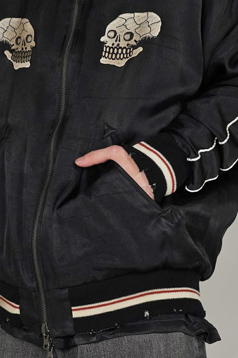 DAIRIKU(ダイリク)Skul Docking Vintage Ska Jumper スカルドッキングスカジャンパー 25SS JKT-9 -4