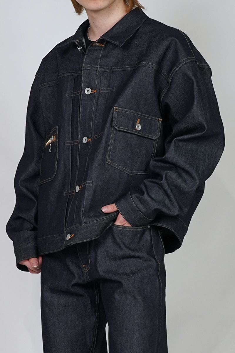 DAIRIKU(ダイリク)Rigid 2PKT Denim Jacket リジット2ポケットデニムジャケット 25SS NW-DNM1 -1