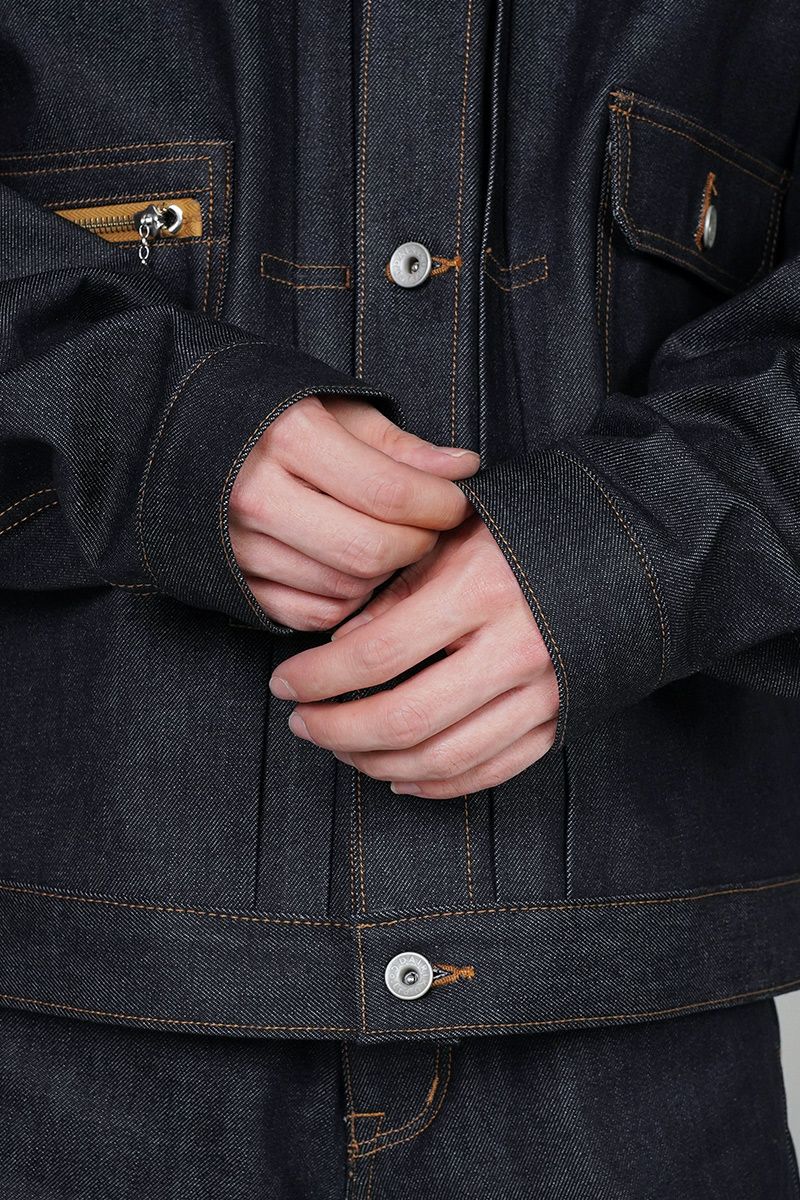 DAIRIKU(ダイリク)Rigid 2PKT Denim Jacket リジット2ポケットデニムジャケット 25SS NW-DNM1 -5