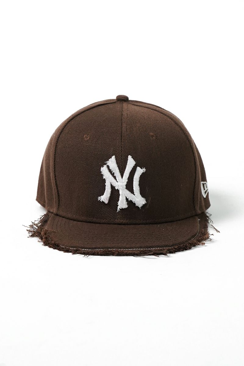 STUDIO U(スタジオユー)New York Yankees(ニューヨーク ヤンキース) NEW ERA(ニューエラ) CUSTOM FITTED DISTRESSED CAP カスタムフィットディストレスト キャップ -1