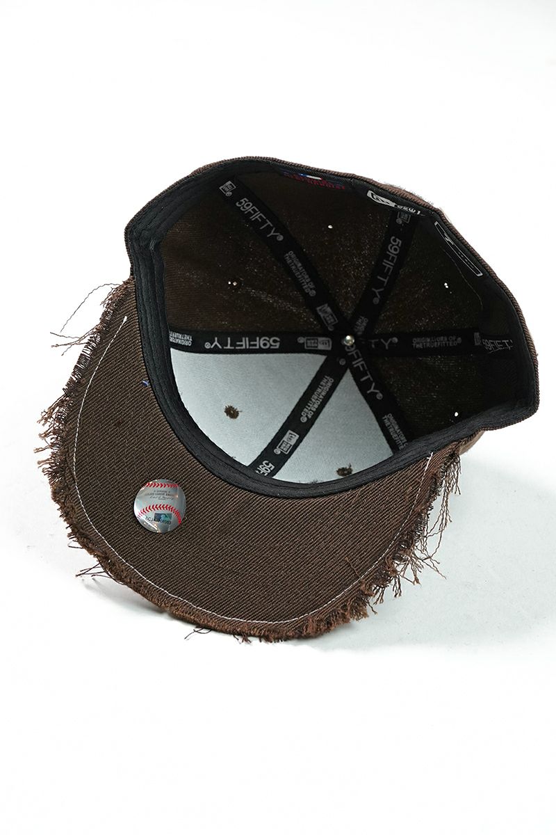 STUDIO U(スタジオユー)New York Yankees(ニューヨーク ヤンキース) NEW ERA(ニューエラ) CUSTOM FITTED DISTRESSED CAP カスタムフィットディストレスト キャップ -4