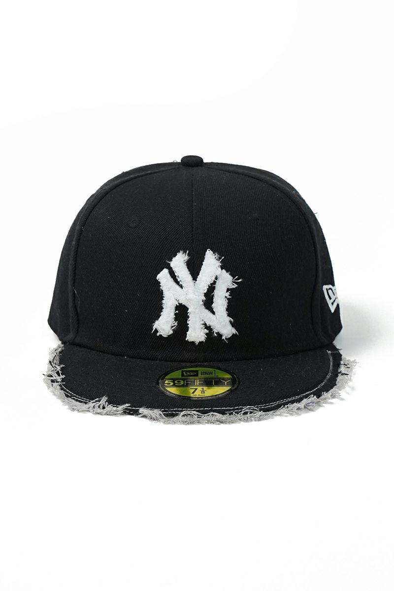 STUDIO U(スタジオユー)New York Yankees(ニューヨーク ヤンキース) NEW ERA(ニューエラ) CUSTOM FITTED DISTRESSED CAP カスタムフィットディストレスト キャップ -1