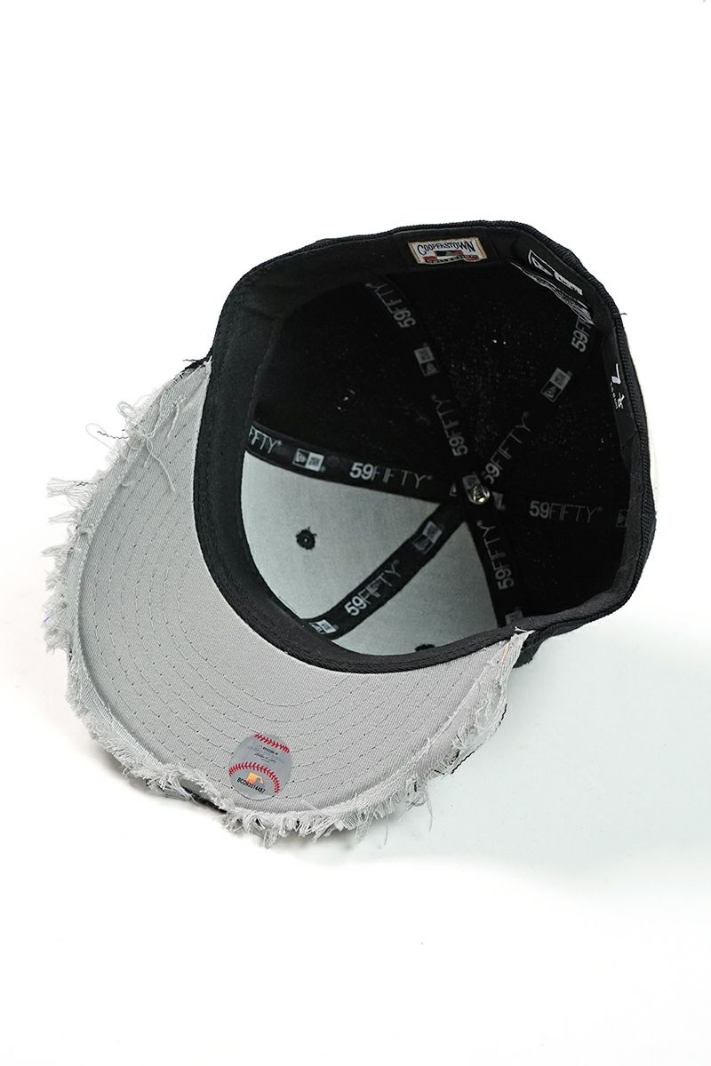STUDIO U(スタジオユー)New York Yankees(ニューヨーク ヤンキース) NEW ERA(ニューエラ) CUSTOM FITTED DISTRESSED CAP カスタムフィットディストレスト キャップ -4