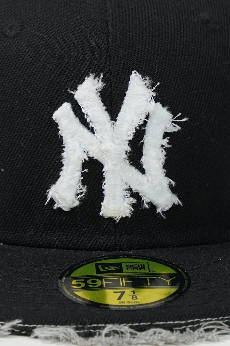 STUDIO U(スタジオユー)New York Yankees(ニューヨーク ヤンキース) NEW ERA(ニューエラ) CUSTOM FITTED DISTRESSED CAP カスタムフィットディストレスト キャップ -5