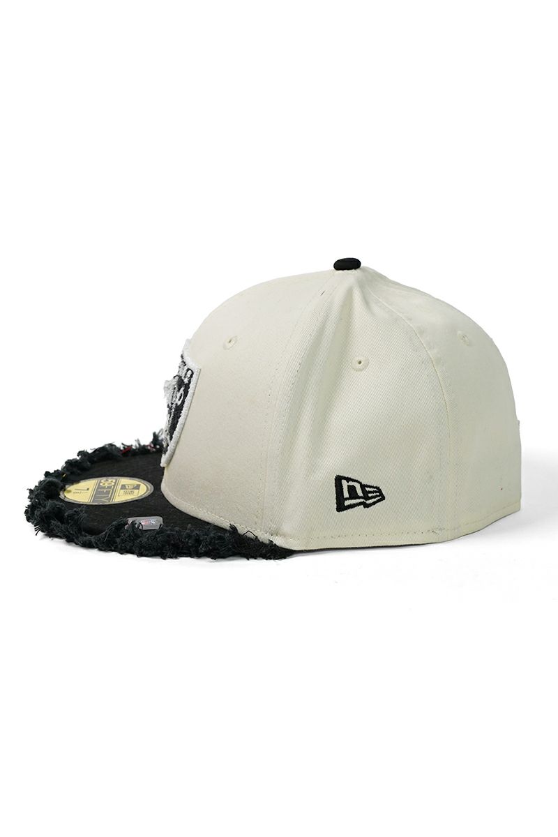 STUDIO U(スタジオユー)Las Vegas Raiders(ラスベガス レイダース) NEW ERA(ニューエラ) CUSTOM FITTED DISTRESSED CAP カスタムフィットディストレスト キャップ -2