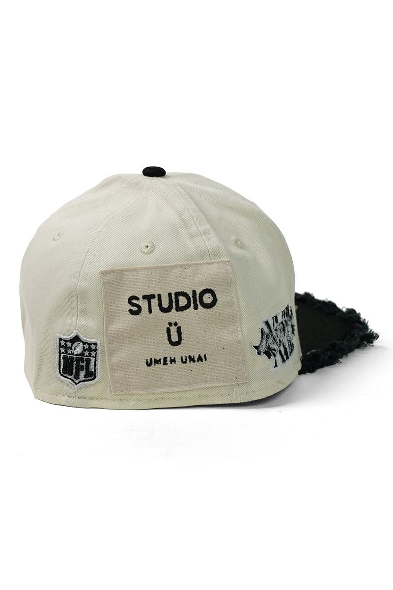 STUDIO U(スタジオユー)Las Vegas Raiders(ラスベガス レイダース) NEW ERA(ニューエラ) CUSTOM FITTED DISTRESSED CAP カスタムフィットディストレスト キャップ -3