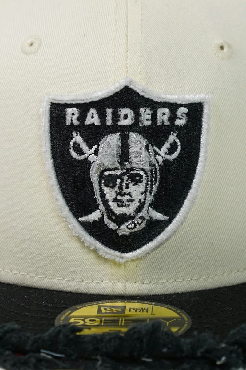 STUDIO U(スタジオユー)Las Vegas Raiders(ラスベガス レイダース) NEW ERA(ニューエラ) CUSTOM FITTED DISTRESSED CAP カスタムフィットディストレスト キャップ -5