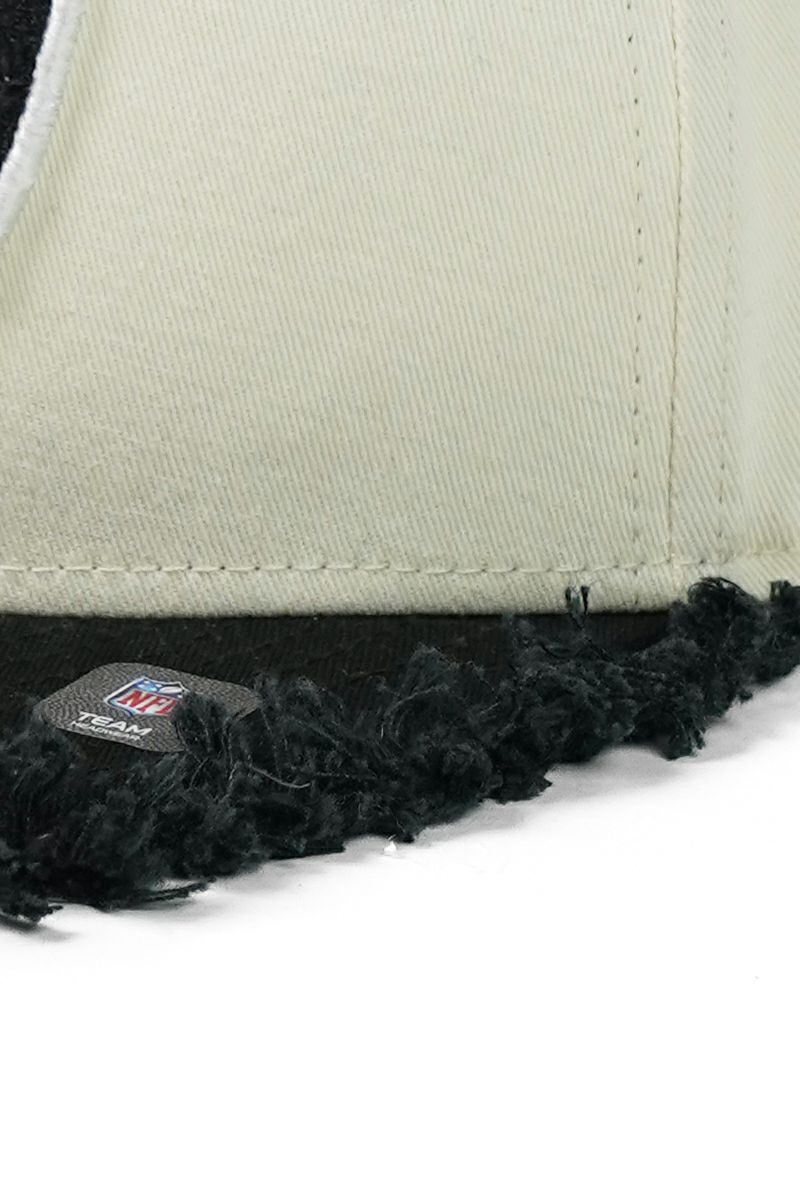 STUDIO U(スタジオユー)Las Vegas Raiders(ラスベガス レイダース) NEW ERA(ニューエラ) CUSTOM FITTED DISTRESSED CAP カスタムフィットディストレスト キャップ -7