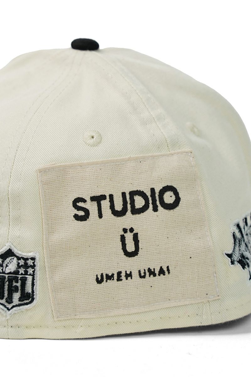 STUDIO U(スタジオユー)Las Vegas Raiders(ラスベガス レイダース) NEW ERA(ニューエラ) CUSTOM FITTED DISTRESSED CAP カスタムフィットディストレスト キャップ -8