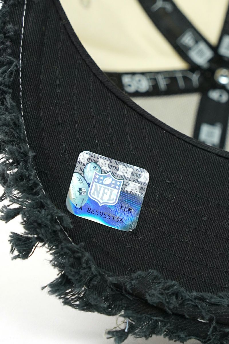 STUDIO U(スタジオユー)Las Vegas Raiders(ラスベガス レイダース) NEW ERA(ニューエラ) CUSTOM FITTED DISTRESSED CAP カスタムフィットディストレスト キャップ -13