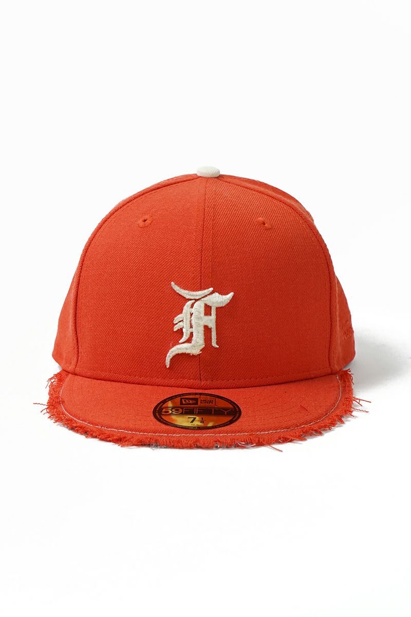STUDIO U(スタジオユー)Fear of God ESSENTIALS (フィアオブゴッド エッセンシャルズ) NEW ERA(ニューエラ) CUSTOM FITTED DISTRESSED CAP カスタムフィットディストレスト キャップ -1