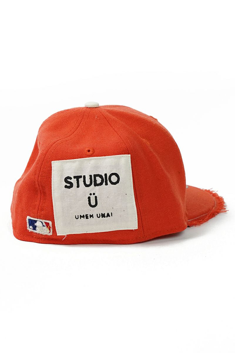 STUDIO U(スタジオユー)Fear of God ESSENTIALS (フィアオブゴッド エッセンシャルズ) NEW ERA(ニューエラ) CUSTOM FITTED DISTRESSED CAP カスタムフィットディストレスト キャップ -3
