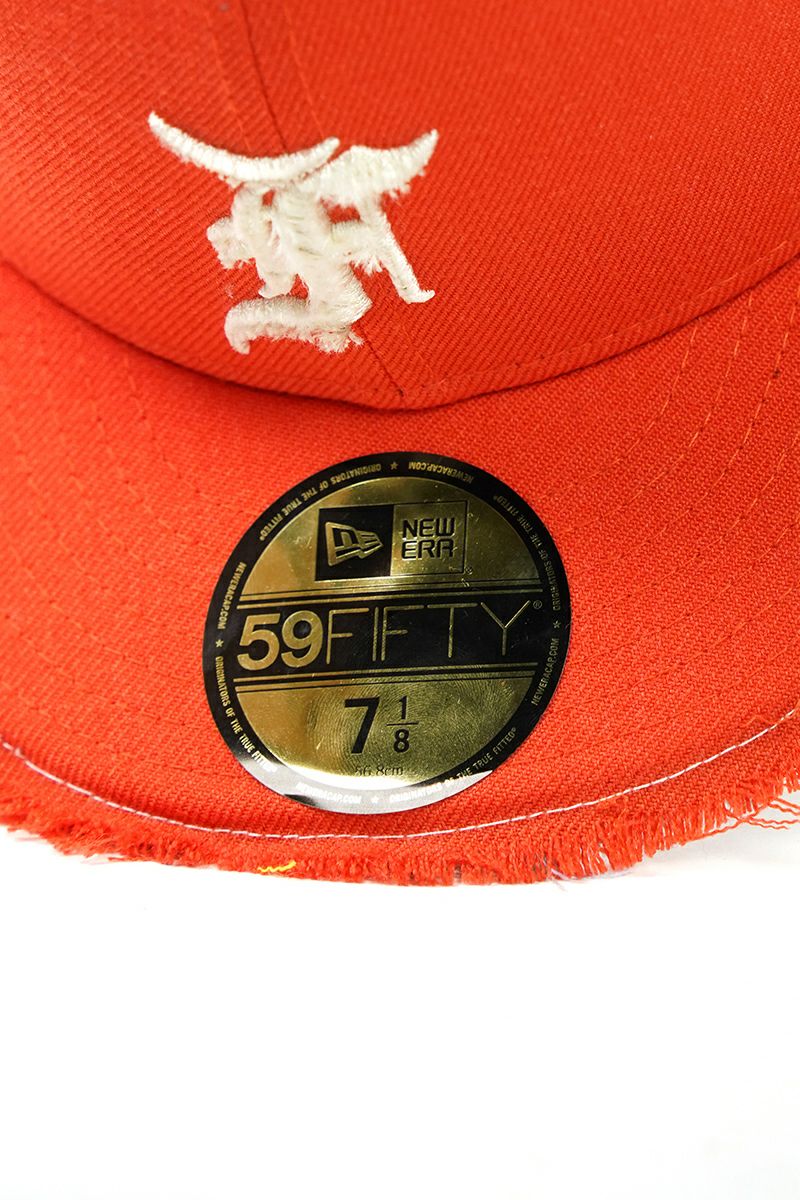 STUDIO U(スタジオユー)Fear of God ESSENTIALS (フィアオブゴッド エッセンシャルズ) NEW ERA(ニューエラ) CUSTOM FITTED DISTRESSED CAP カスタムフィットディストレスト キャップ -6