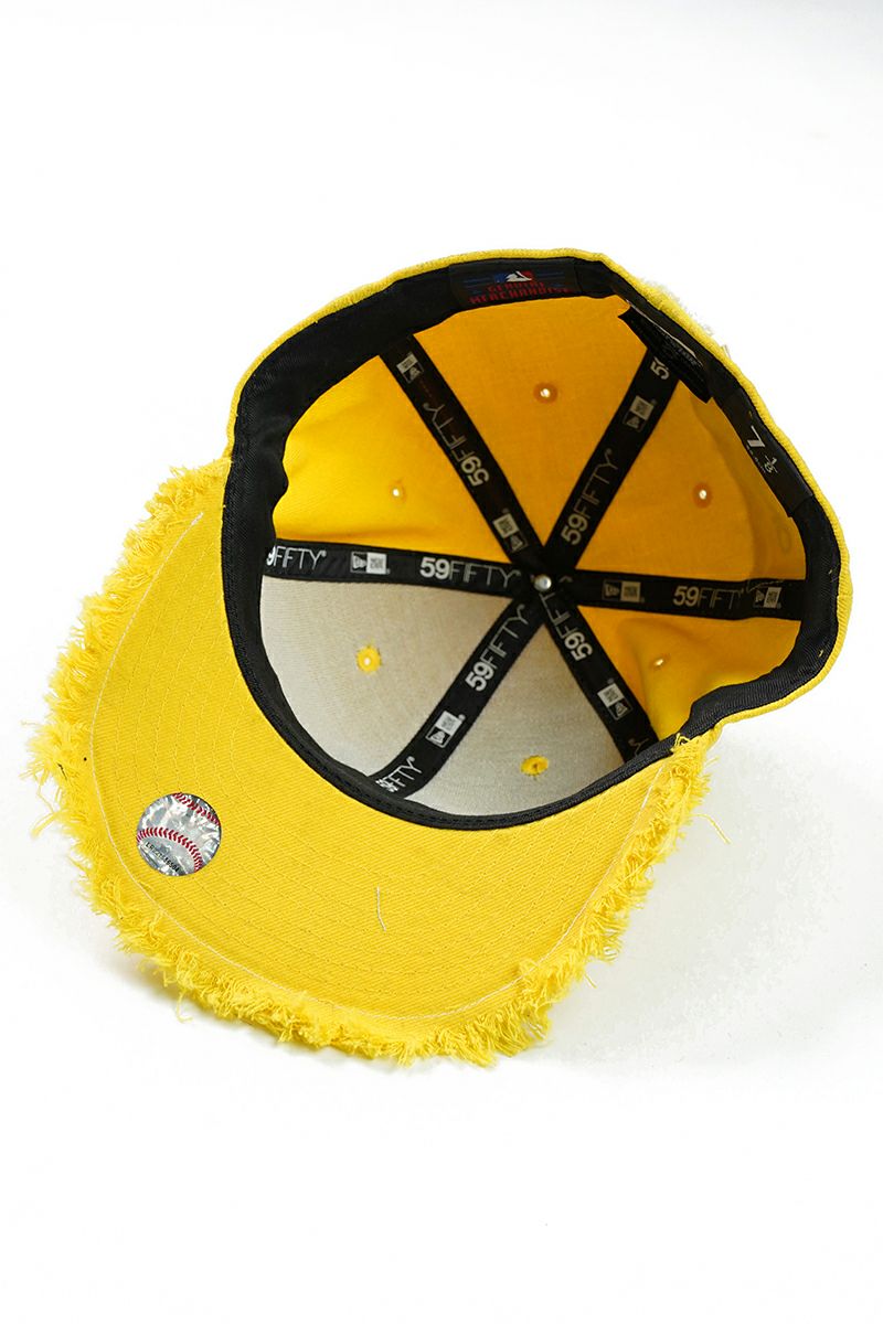 STUDIO U(スタジオユー)New York Yankees(ニューヨーク ヤンキース) NEW ERA(ニューエラ) CUSTOM FITTED DISTRESSED CAP カスタムフィットディストレスト キャップ -4