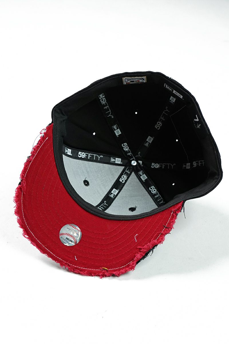 STUDIO U(スタジオユー)Chicago White Sox(シカゴ ホワイトソックス) NEW ERA(ニューエラ) CUSTOM FITTED DISTRESSED CAP カスタムフィットディストレスト キャップ -5