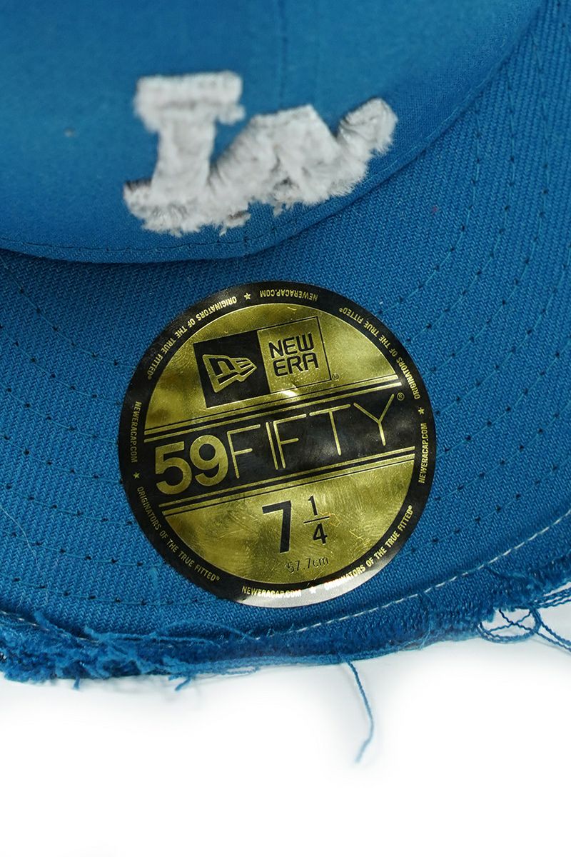 STUDIO U(スタジオユー)Los Angeles Dodgers(ロサンゼルス ドジャース) NEW ERA(ニューエラ) CUSTOM FITTED DISTRESSED CAP カスタムフィットディストレスト キャップ -6