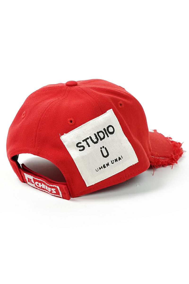 STUDIO U(スタジオユー)Kansas City Chiefs(カンザスシティ チーフス) NEW ERA(ニューエラ) CUSTOM FITTED DISTRESSED CAP カスタムフィットディストレスト キャップ -3