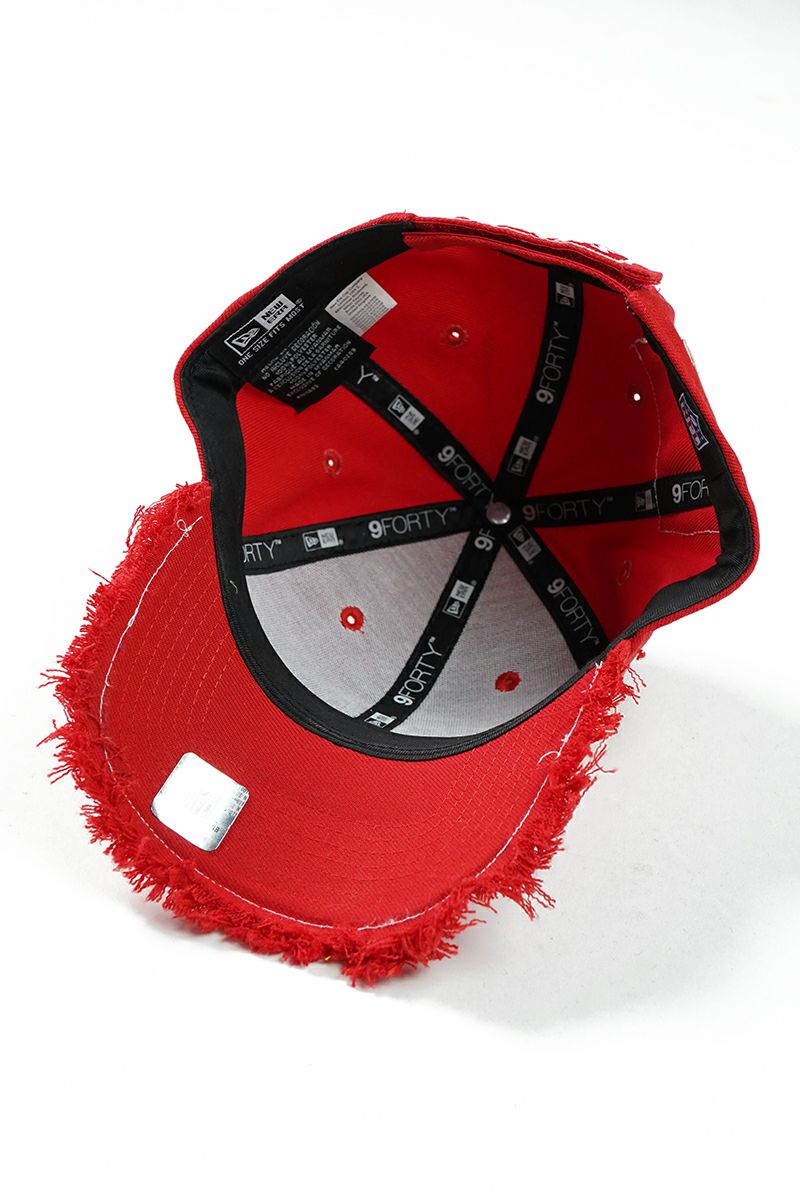 STUDIO U(スタジオユー)Kansas City Chiefs(カンザスシティ チーフス) NEW ERA(ニューエラ) CUSTOM FITTED DISTRESSED CAP カスタムフィットディストレスト キャップ -4