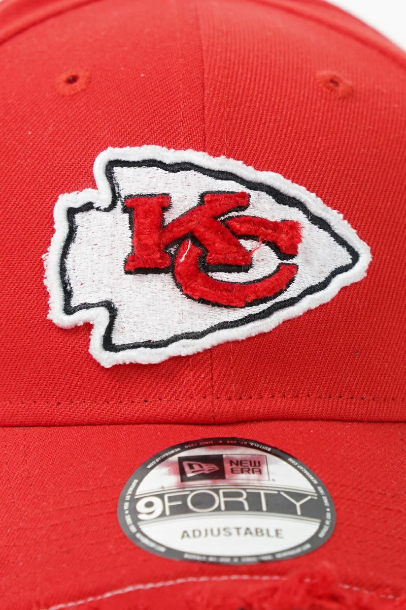 STUDIO U(スタジオユー)Kansas City Chiefs(カンザスシティ チーフス) NEW ERA(ニューエラ) CUSTOM FITTED DISTRESSED CAP カスタムフィットディストレスト キャップ -5