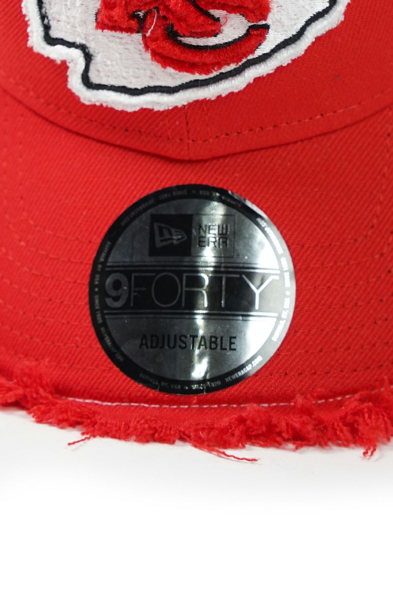 STUDIO U(スタジオユー)Kansas City Chiefs(カンザスシティ チーフス) NEW ERA(ニューエラ) CUSTOM FITTED DISTRESSED CAP カスタムフィットディストレスト キャップ -6